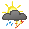 Sonne und Quellwolken, Regenschauer und Gewitter möglich