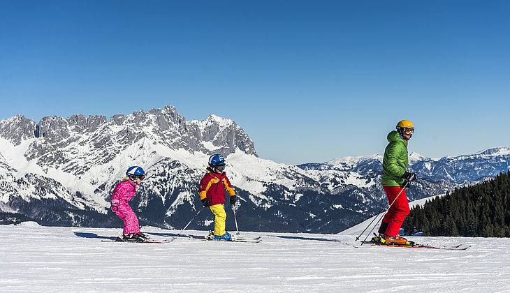 Familien Skifahren am Wilden Kaiser @Felbert_Reiter