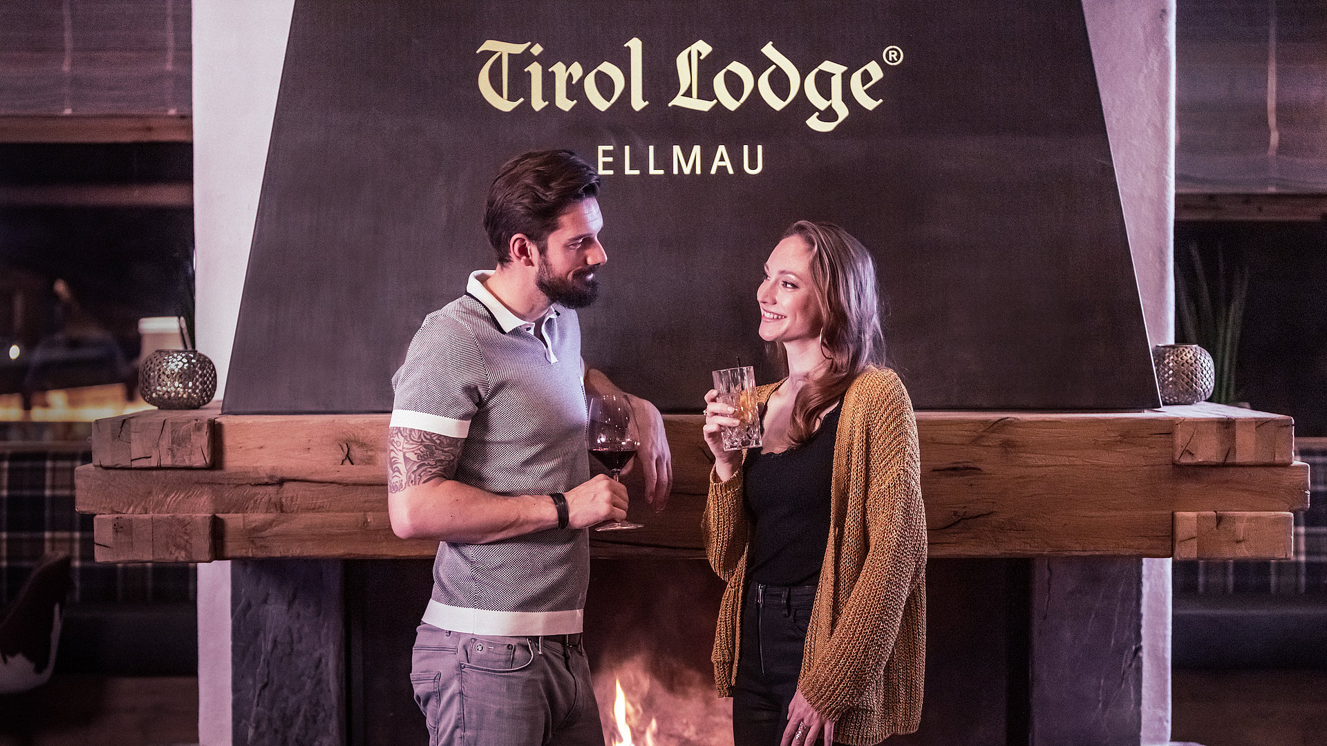 Abend ausklingen lassen in der Tirol Lodge Ellmau