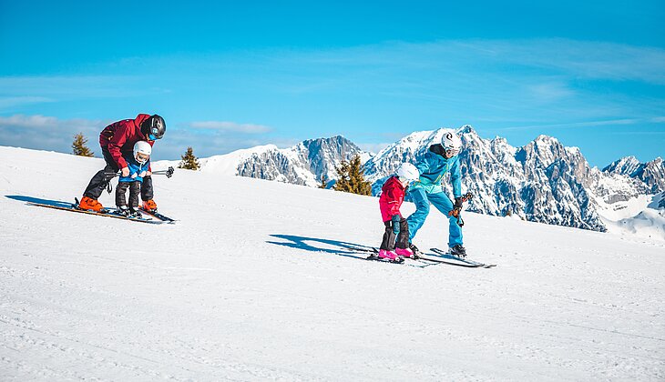 Mit Kindern in der SkiWelt Ellmau