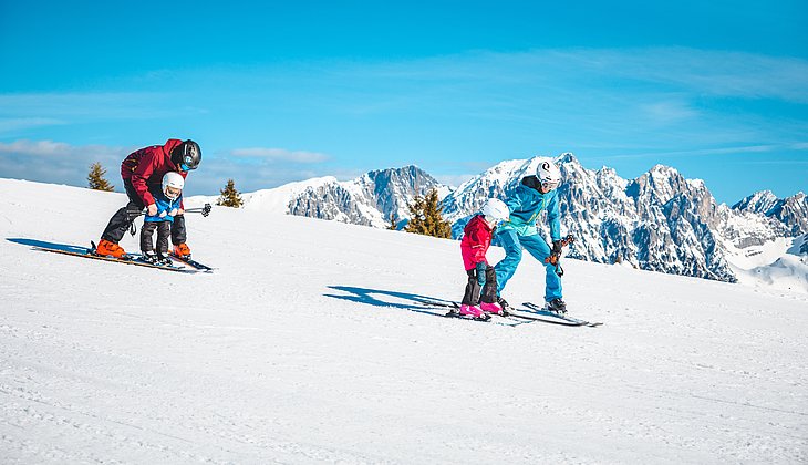Mit Kindern in der SkiWelt Ellmau