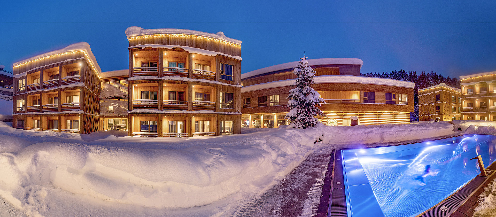 wundervolle Winterlandschaft in der Tirol Lodge
